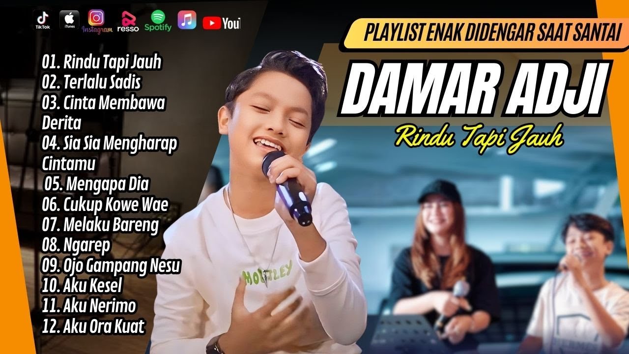 DAMAR ADJI FT CANTIKA - RINDU TAPI JAUH | TERLALU SADIS | MENGAPA DIA || LAGU POP TERPOPULER 2024