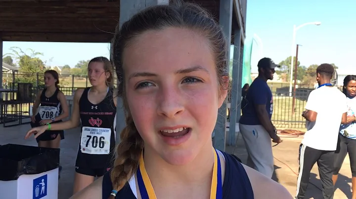 Carolyn McGinnis discusses her 3A cross country ch...