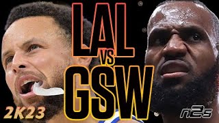 Los Angeles Lakers vs Golden State Warriors - Full Game | NBA 2K23 Los Angeles Lakers vs Golden State Warriors - Full Game | NBA 2K23
