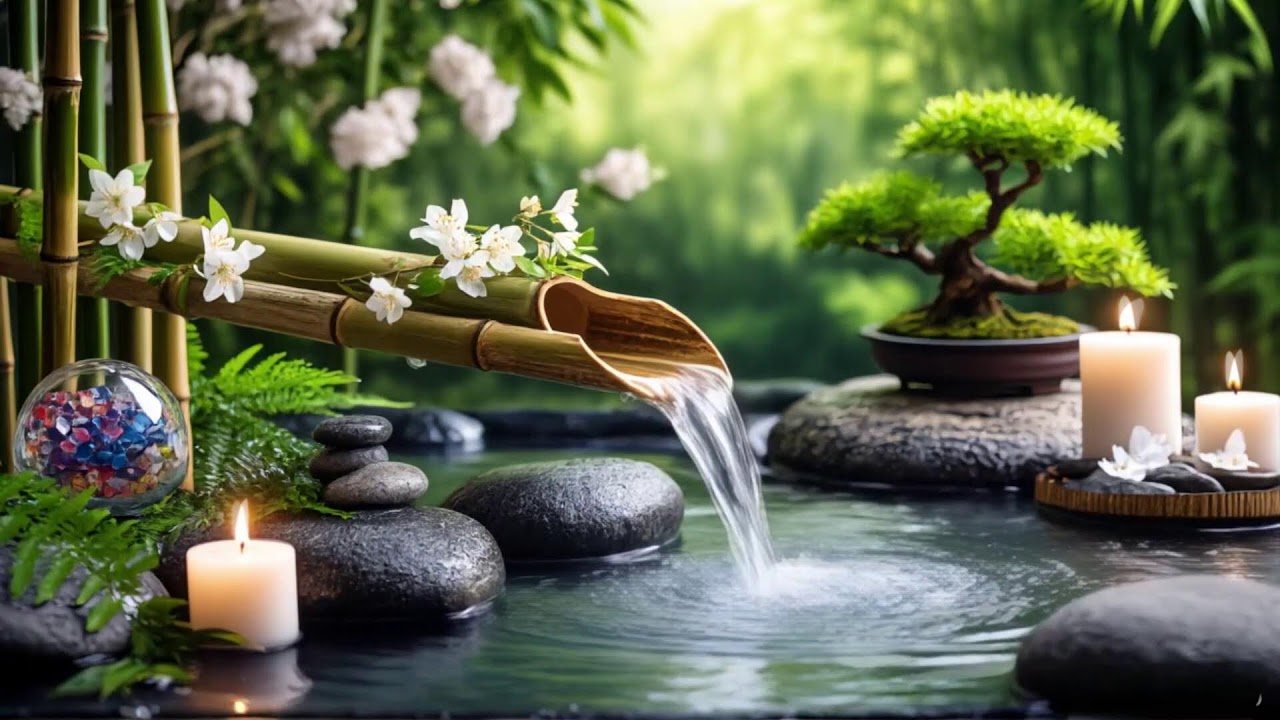 Soothing Relaxing Music 🌻 Peace of Mind, Anxiety Relief,Spa Relax Water,Calm Day Sleep 13