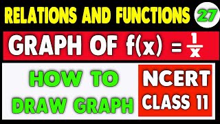 HOW TO DRAW GRAPH f(x) = 1/x | RECIPROCAL FUNCTION GRAPH | how do you graph y=1/x | graph of 1/x