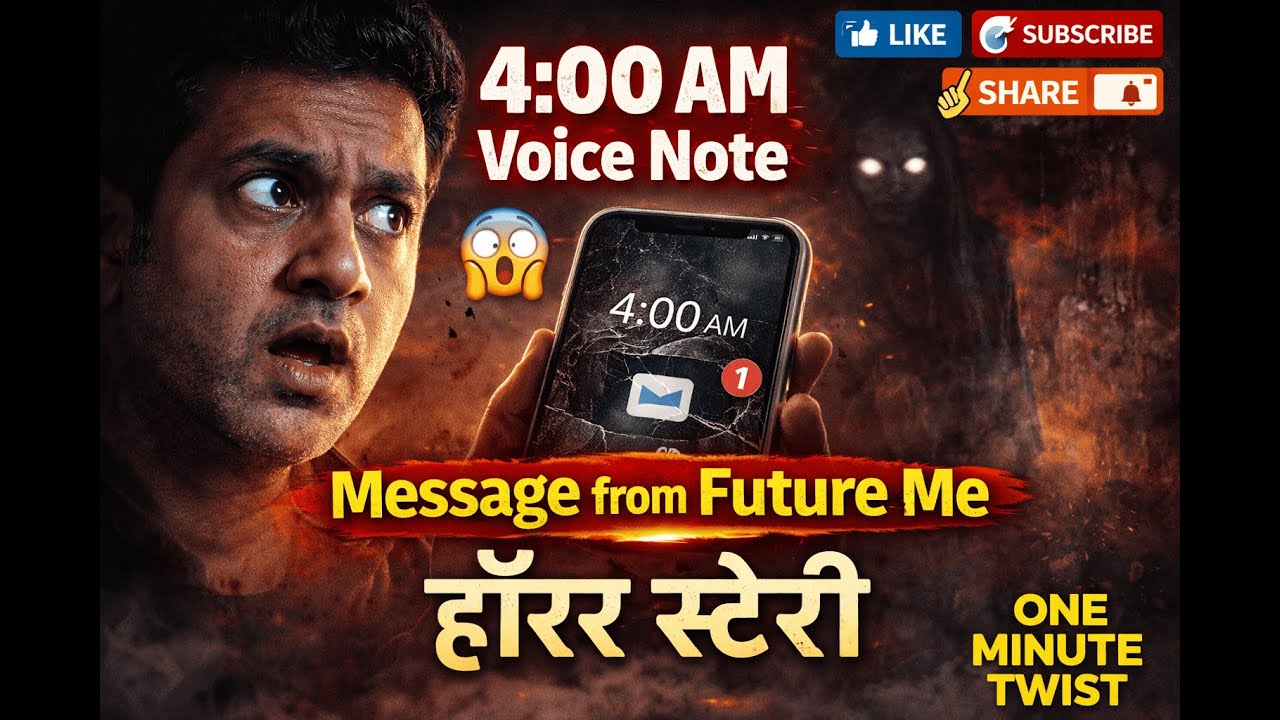 4:00 AM Voice Note 😱 | Message from Future Me | Horror Story Hindi | Episode 4