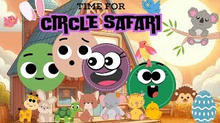 circles circle everywhere | Discovering Circles with Andy & Animals! 🐰🔵