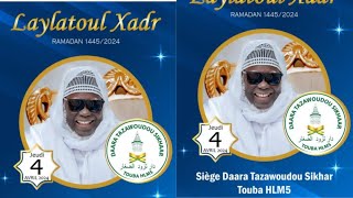 En Direct Dakar Laylatul Xadr Dahira Tazawoudou Sikhaar Touba Hlm 5 Ramadan 1445 2023