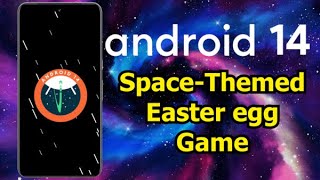 How to access Android 14's space themed Easter egg game screenshot 1