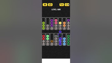Ball sort puzzle level 689 #ballsortpuzzle