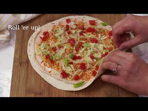Taco Dip Roll-Ups Recipe!