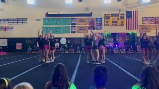 CLMS Cheerleading End of the Year Assembly Routine, Neon Day May 2026