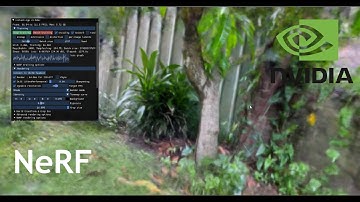 Nvidia NeRF test in the rain