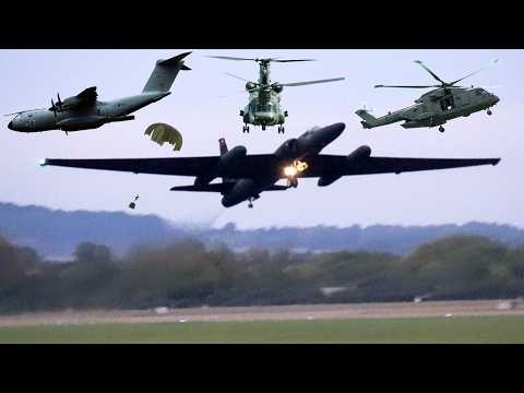'Wild Spotting' Military Aviation Aircraft - Lockheed U-2, A400M, Apache AH-64E and More..