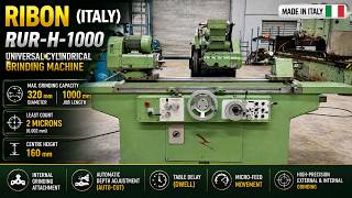 Ribon (Italy) RUR-H-1000 Universal Cylindrical Grinding Machine | Job Dia. 320 mm × 1000 mm Length