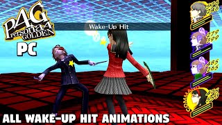 Persona 4 Golden - ALL Wake-Up Hit Animations [PC]