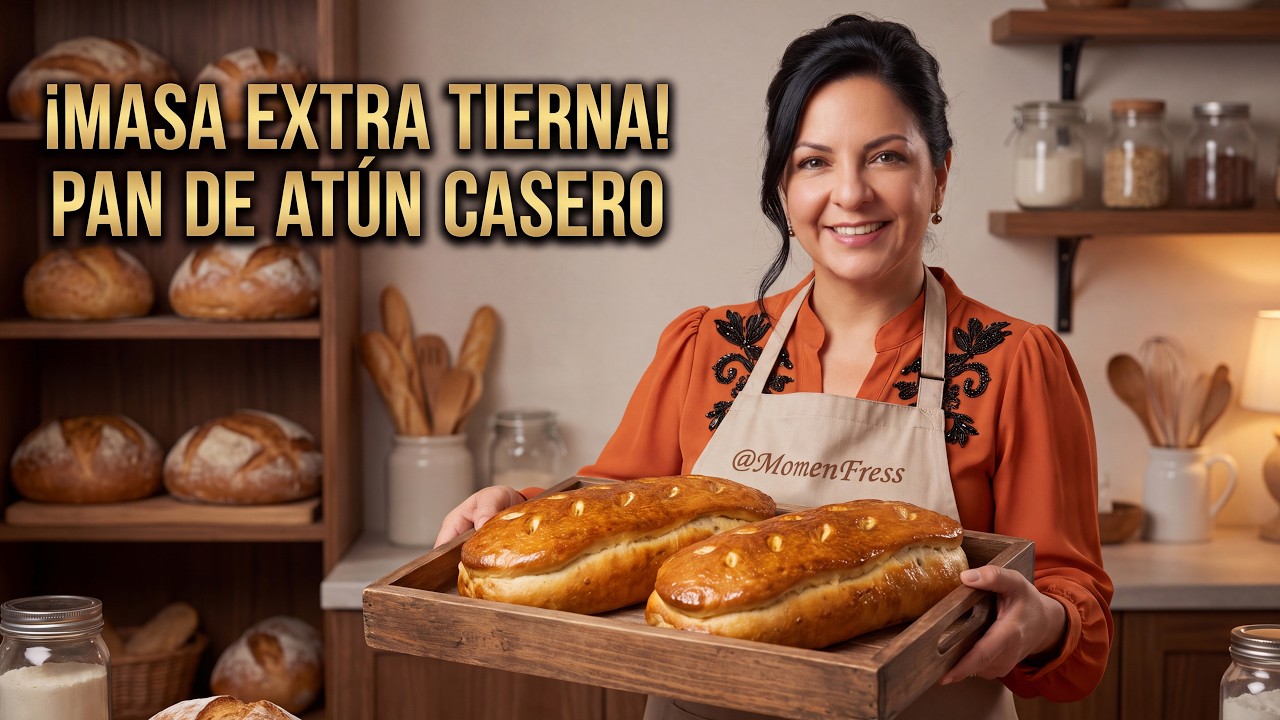 PANES RELLENOS DE ATÚN Caseros ¡Masa Extra Suave y Relleno Jugoso! 🥖🐟