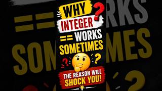 Why Integer == Works SOMETIMES 😳 #java #coding #shorts