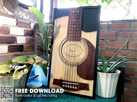 Video File tải mô hình cây đàn guitar bằng gỗ cắt laser lắp... - youtube