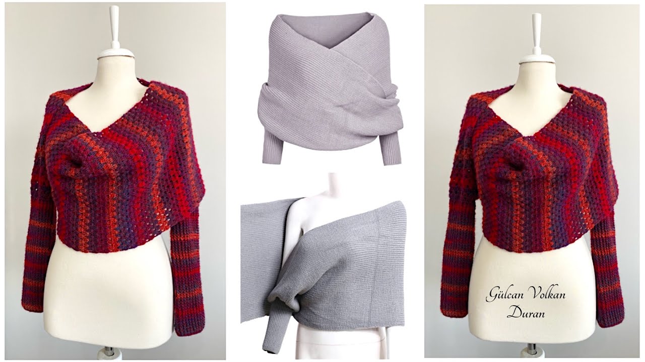 ŞAL KAZAK TARİFİ - KOLAY ÖRGÜ MODELLERİ 