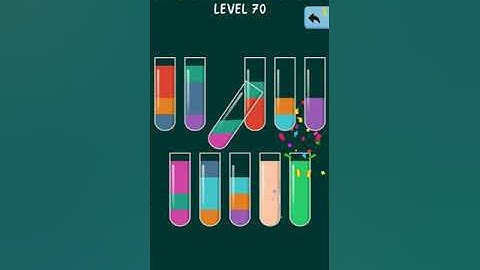 Water color sorting puzzle level 70 #watersortpuzzle #watergame