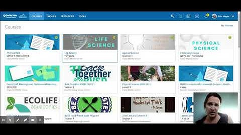 How to Create a Template Course in Schoology (teacher view)