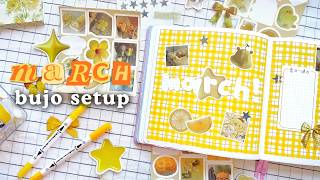 🍯🧸 Bullet Journal Setup 🧸🍯 March 2026
