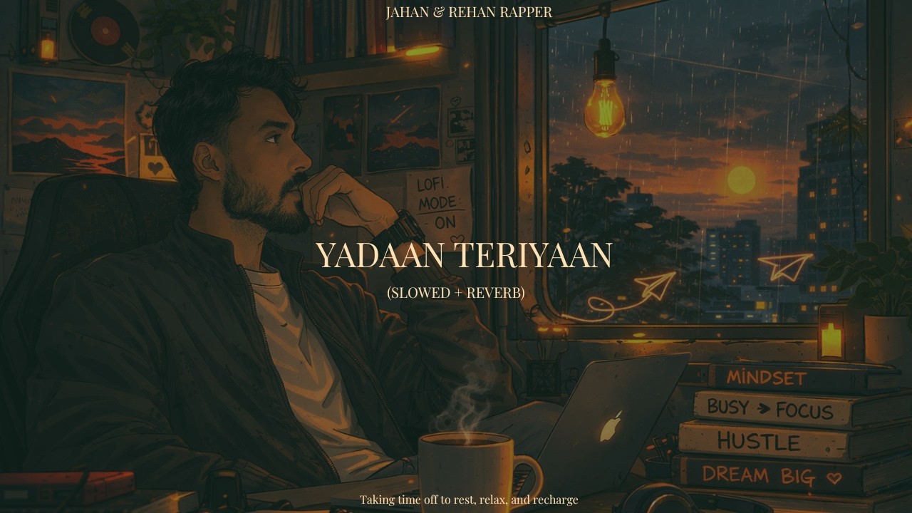 JAHAN - Yaadan Teriyaan (Slowed + Reveb),    Perfectly Reverbed    _     Prod.By - RehanRapper