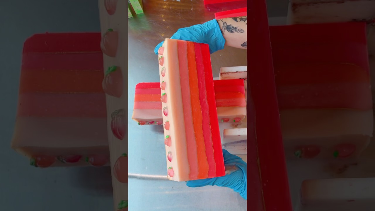 Making + Cutting PEACHY CLEAN 🍑 