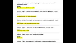 SERVSAFE DIAGNOSTIC TEST: 80 QUESTIONSActual Qs and Ans - Expert-Verified Explanation
