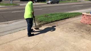 Free tiny lawn cleanup, tiny but challenging cleanup 