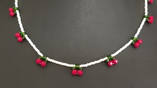 Kiraz 🍒 Kolye Yapımı &amp; Cherry Necklace