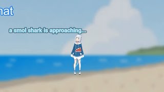 A smol shark is approaching...
