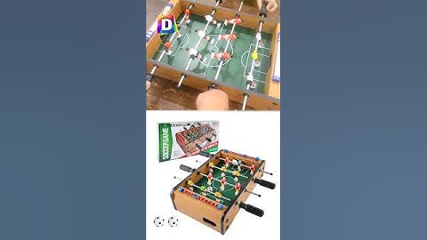 Deal Muster Portable Mini Table Foosball/Soccer Game Set with Two Balls