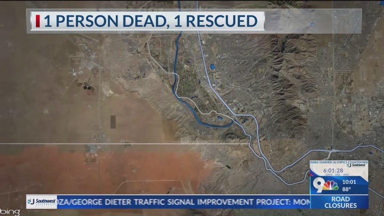 1 person dead in desert near Sunland Park - YouTube