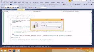 C# Tutorial : Create Login Form with Access Database | FoxLearn