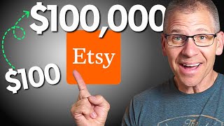 Turning $100 Into $100k Per Year On Etsy (The Full Story)