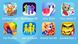 Garfield Rush,Blob Runner 3D,Jelly Shift,Tom Jetski 2,Fat Pusher,Join Clash 3D,Knock'em All,Zombie screenshot 5