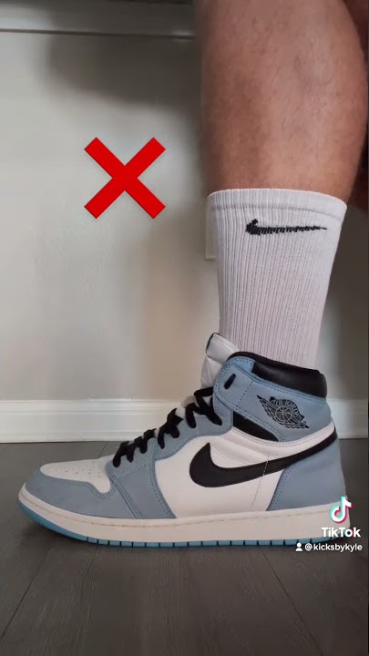 How to wear socks with Jordan 1s #trending #foryou #fyp #shorts #viral #fypシ #foryoupage #sneakers