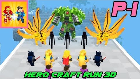 beginning levels 1 to 12 of hero craft run 3d game part 1 |  android gameplay | by gamex boiz