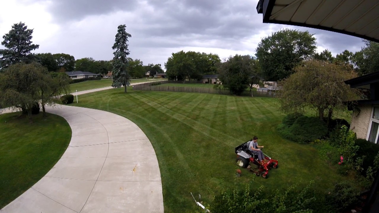 Lawn Mowing During The Rain YouTube