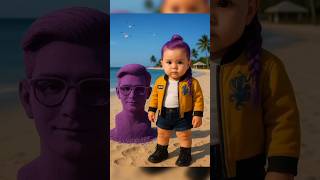 K Pop Demon Hunters Kids Break Colorful Sand Sculptures