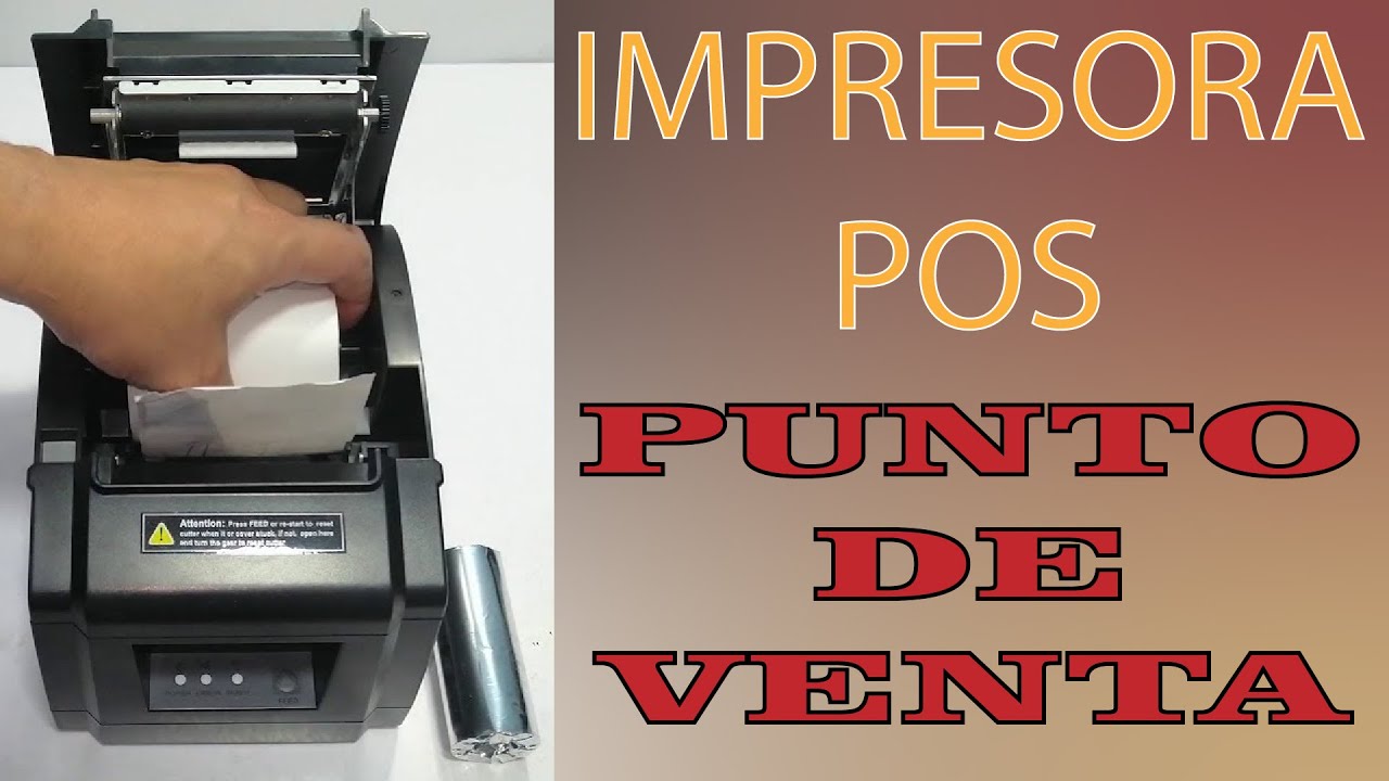 🖨️ térmica Jaltech OCPP-80Y | 80mm | Ticket, 🧾 | POS | ✂ manual |  Instalación usb - YouTube