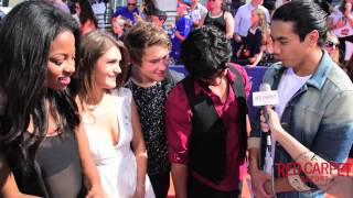 Cast of Power Rangers Dino Charge at Nickelodeon’s Kids’ Choice Sports 2015 #KidsChoiceSports