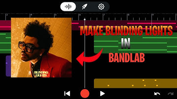 Make BLINDING LIGHTS by THE WEEKND easily in bandlab|| blinding lights tutorial by SMELCUS ||