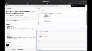 2177. Find Three Consecutive Integers That Sum to a Given Number - Using Python