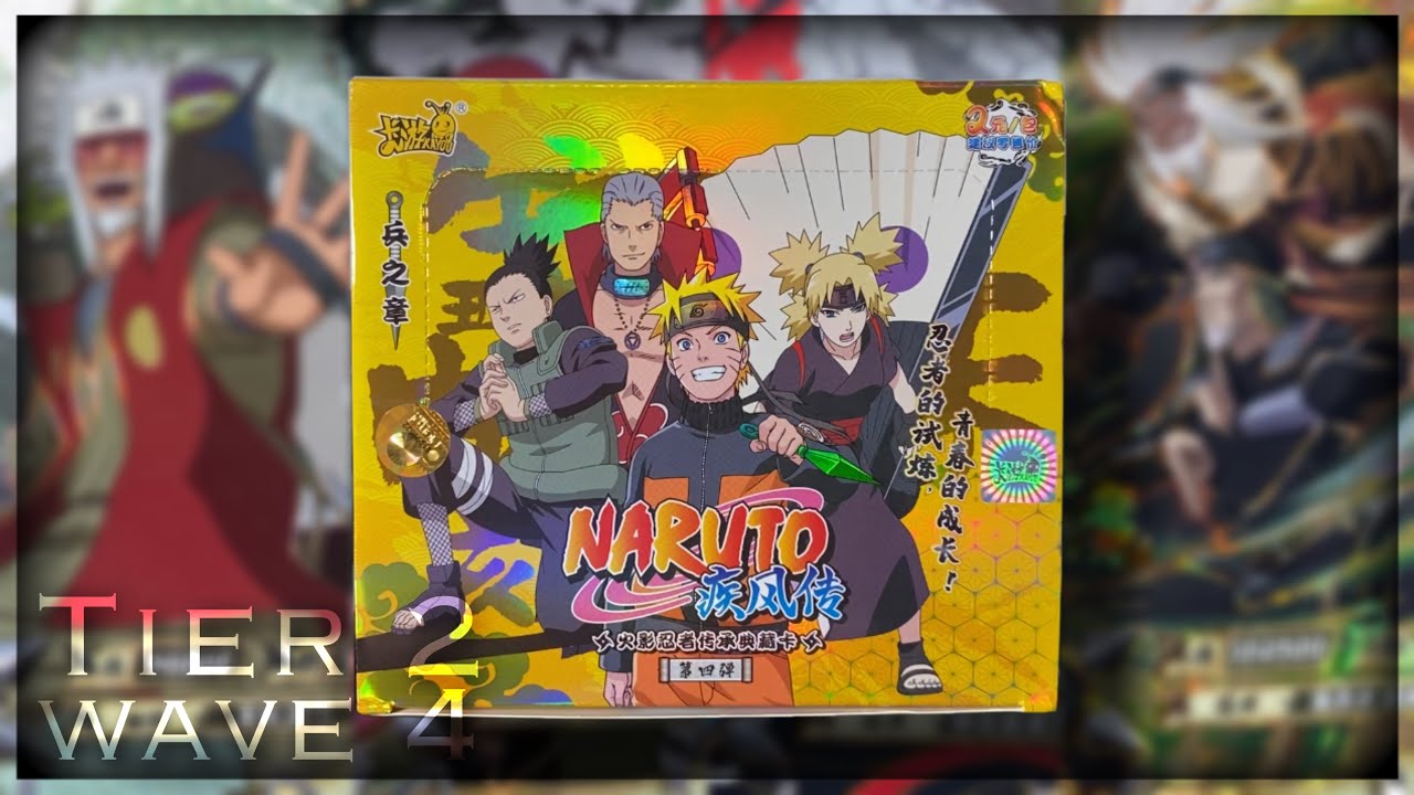 Naruto Kayou Official Trading Card Booster Box TIER 2 WAVE 1 - 50 Packs