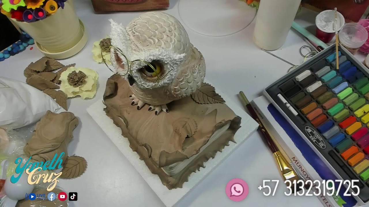 Corona de Pascuas en Porcelana Fria o Porcelanicron - Live