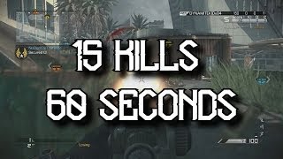 Famous 15 Kills In 60 Seconds (Call Of Duty Ghosts) Wealth
