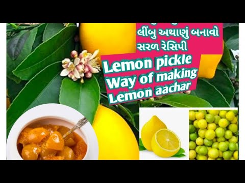 Lemon Achar, Lemon pickle way of making. લીંબુ નું અથાણું બનાવો ઘરે જ, nimbu achar