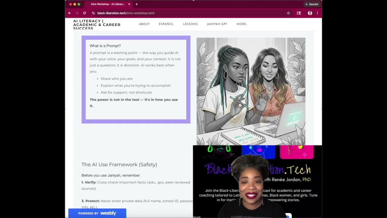 For the Girlies Who Think Ahead: AI Literacy, Strategy & Self-Definition