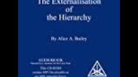 Externalisation Of The Hierarchy