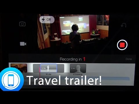 Kids projects: Make a vacation travel trailer with iMovie on your iPhone or iPad!
