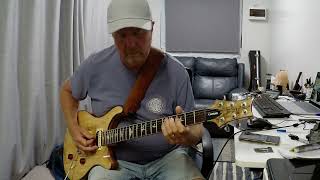 Simple Groove Blues Jam on the PRS Custom 24SE